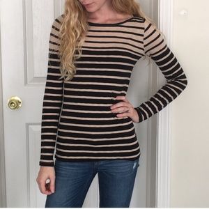 EUC J. Crew Boat Neck Artist T